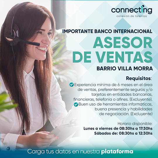 TELEMARKETER BANCARIO